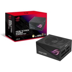 ASUS ROG Strix 1000W Gold Aura Edition 전체 모듈식 전원 공급 장치 80 인증 ATX 3.0 Cybenetics Lambda A PCIe Gen, RGB, 850W_ROG-STRIX-850G-AURA-GAMIN, 1개