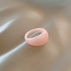 아크릴큐빅반지