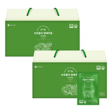 바른농장 프리미엄 유기농 브로콜리 양배추즙 유기농 양배추 진액, 100ml, 60개