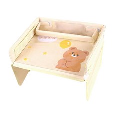 다기능 방수 카시트 트레이 여행 필수품 내구성, 4.square bear, 1개