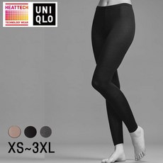 유니클로 WOMEN 히트텍 레깅스(10부) 20FW 428502/빅사이즈 여성내의