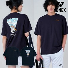 요넥스 251TS045U 배드민턴 남녀공용 오버핏 티셔츠 단체 테니스 코튼라이크 오남스포츠