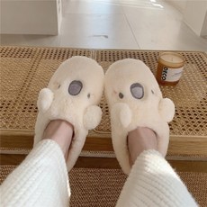 스누피 캐릭터 사무실 슬리퍼 룸슈즈 털 실내덧신 실내화