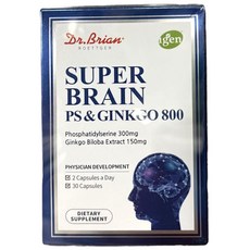 닥터브라이언 슈퍼브레인 PS&징코800, 30정, 1개