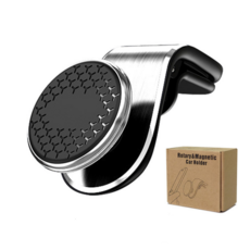 CAR Holder 초경량 차량용 자석 거치대 애플 삼성 LG 갤럭시폴드2 태블릿 모두 호환제품 충잘, 실버(은색), 1개