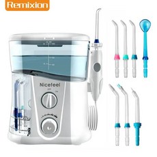 구강세정기 탁상용 물치실 구강 치아 청소 관리 물실 5 가지 기능 10 단, [05] KR, [08] White 1000ml
