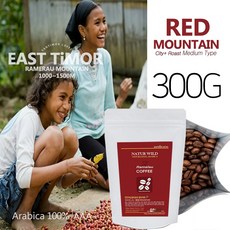 레드마운틴300g 동티모르 천연야생 커피 아라비카 AAA+(당일 로스팅), 300g, 프렌치프레스