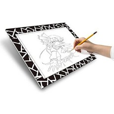 Litup Kids 라이트 조명 박스 초슬림 미니 Size A5 9.8 × 7.64 LED Artcraft Tracing 라이트 조명 패드 Ar, One Color_One Size, 상세 설명 참조0