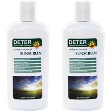 Deter Natural Mineral Sunscreen 디터 내추럴 미네랄 선스크린 SPF30 120ml 2팩