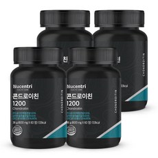 콘드로이친 뉴센트리 콘드로이친 1200 상어연골추출분말 90% 60정 4개