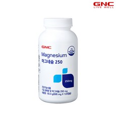 GNC 마그네슘 250, 120정, 1개