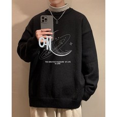 가을/겨울 트렌드 캐주얼 루즈핏 맨투맨 니트 M1046P50컨트롤68