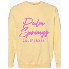 LULUSIMONSTUDIO 여성 Palm Springs Cali Oversized Sweatshirt In Butter 348453 - 팜스프링스