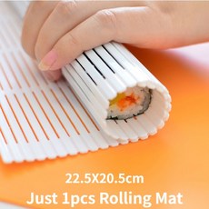 김밥절단기 스시 자르는기계 메이커 롤러 쌀 야채 고기 롤링 DIY 장치 제작 주방 도구, 1pcs Rolling Mat