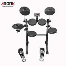 AROMA TDX-15 전자 드럼 세트 키트 타악기 악기 내장 메트로놈 12 드럼 키트 사운드 간편한 조립