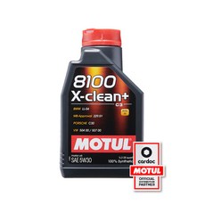 [공식몰] 모튤 8100 X-CLEAN+ 엑스클린 플러스 5W-30 엔진오일, 1개