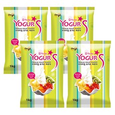 요거에스 프리미엄 요거트 파우더 플레인, 1kg, 1개입, 4개