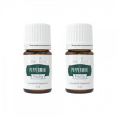 Young Living Peppermint Vitality Essential Oil 영리빙 페퍼민트 바이탈리티 에센셜 오일 5ml 2팩, 단일상품