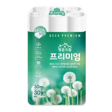 행운드림 프리미엄 3겹 30롤 30m x 1팩