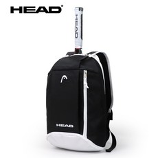 헤드 HEAD 스쿼시 테니스 배드민턴 라켓 백팩 다기능 가방, 검은 색