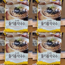 노브랜드 고소한 들기름 막국수 167g, 4개