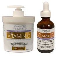 Advanced Clinicals Vitamin C cream and serum Skin Care set 어드벤스드 클리닉컬스 비타민 크림 세럼 세트 2종, 1개
