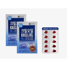 종근당건강 크릴오일맥스 하루1100mg 2개월분