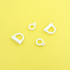 교정용 젓가락 고무링 1단계 부속품 실리콘 왼손 양손 엄지링 연습용 자기주도 단계 조절, 2개, 교정용젓가락 고무링 (대)