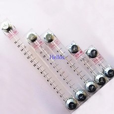 농막 정화조 펌프 화장실 탱크 유압식 오일 레벨 게이지 수위 XYW150 눈금자 아크릴, 14 Type1, 1개