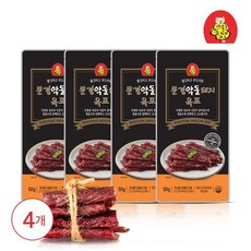 문경장터 문경약돌돼지 육포 50g x 4봉, 선택/단품