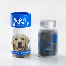 멍슈슈 영양갱E 강아지 눈 눈물 영양제 눈물자국 백내장 예방 루테인 오메가3 밀크씨슬, 1개 - 후코홀릭