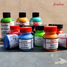 엔젤러스 레더 페인트 마카쥬 물감 후처리제 가죽페인트 가죽 신발 염색 복원 커스텀