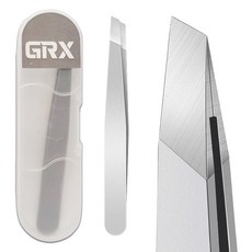 GRX 미세모전용 족집게 잔털제모 트위저, 1개, 실버 1개, 실버