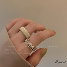 아크릴큐빅반지