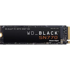 웨스턴 디지털 WDBLACK 1TB SN770 NVMe 내장 게이밍 SSD 솔리드 스테이트 드라이브 Gen4 PCIe M.2280 5150 MBs WDS100T3X0E, M.2 2280 for Gaming PC_250GB - wd1tb