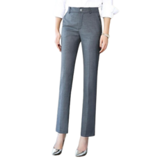 여성용 사계절 데일리 스트레이트 라오농 정장 팬츠 일자핏 캐주얼 긴바지