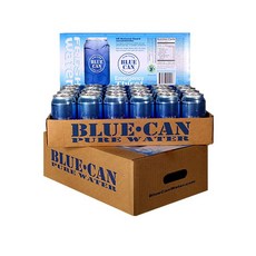 Blue Can 프리미엄 비상 식수 - 355ml(12온스) 24팩