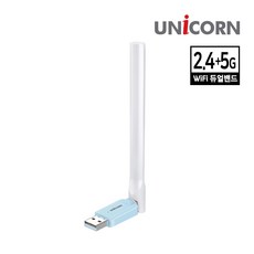유니콘 듀얼밴드 무선랜카드 노트북용, DW-700A, 1개