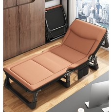 병원보호자침대 접이식 간이 병실 침대 낮잠 휴식 간병, 190X70 코튼리넨 라이트그레이, 1개