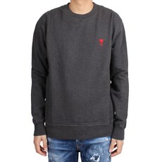 AMI 20FW 아미 하트로고 맨투맨 (그레이) H20HJ007 730 055 GREY