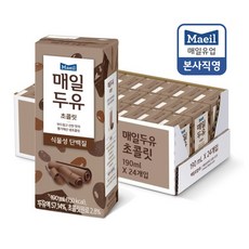 매일유업 초콜렛 매일두유 190ml, 24개