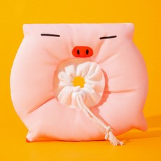 요미픽 강아지 넥카라 고양이 푹신한 대형견 중형견 애견 반려동물 중성화 쿠션, 꿀꿀이, 1개