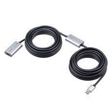  산와 다이렉트 USB 연장 케이블 10m USB 3.23.1 Gen1 액티브 AC 어댑터 부착 500-USB068 