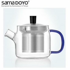 브랜드없음 [SAMA]K1722SC 사마 티포트 주전자형 블루핸들 470ml (S-048C), 단품없음, 선택완료