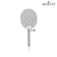 모리츠 충전식 전기 모기채 MO-LT380G (그레이), 그레이