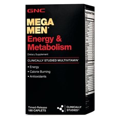 GNC 메가맨 에너지 메타볼리즘 180정 Mega Men Energy & Metabolism (180cts), 1개