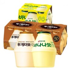 빙그레 단지우유 240ml 바나나맛 4입+ 투게더맛 8입 팬트리 탕비실 휴게실 편의점 산양유 멸균 우유 저지방 초코