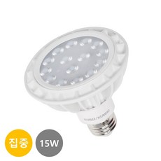 번개표 LED 파30 15W 집중형 전구색(주황색빛), 1개