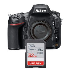 니콘 D800 DSLR 카메라 메모리카드 샌디스크 울트라SD 32GB