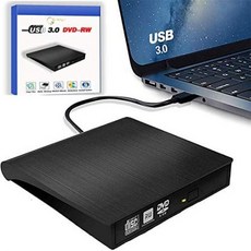 [아마존베스트]Gotega External DVD Drive USB 3.0 Portable CDDVD+-RW DriveDVD Player for Laptop CD R, Black_One Size, 상세 설명 참조0, 상세 설명 참조0